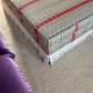 Oversized Ottoman with Bullion Fringe Skirt