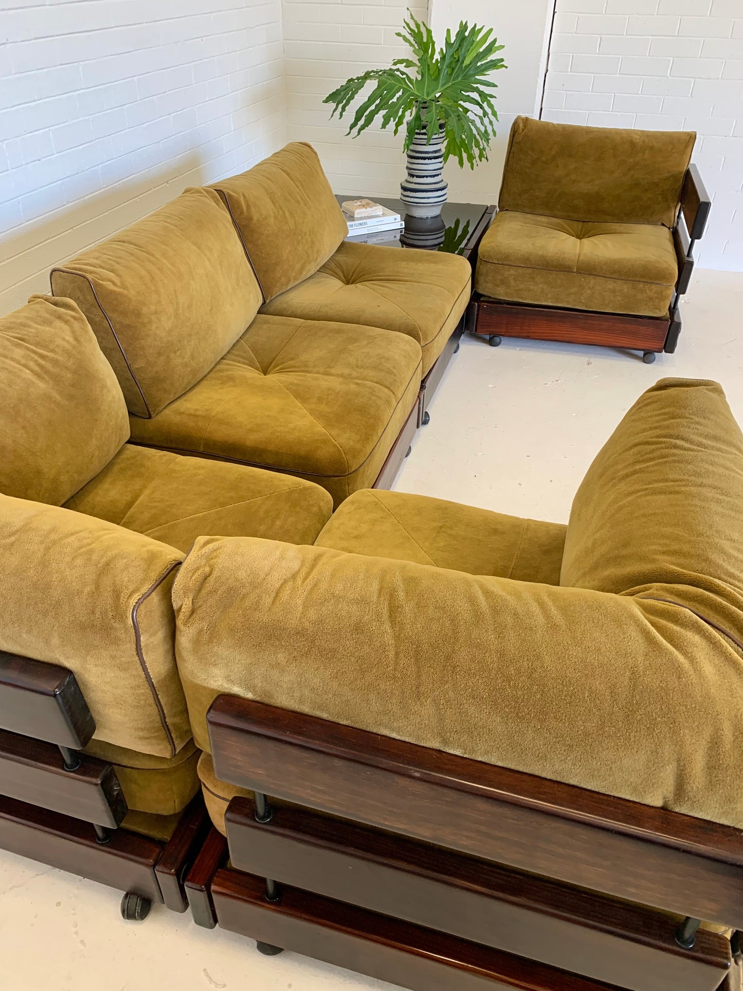 Vintage Post and Rail Modular Sofa