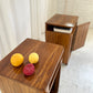 - Set of Two Vintage Wooden Bedside Tables