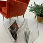 Vintage Perspex Magazine Rack