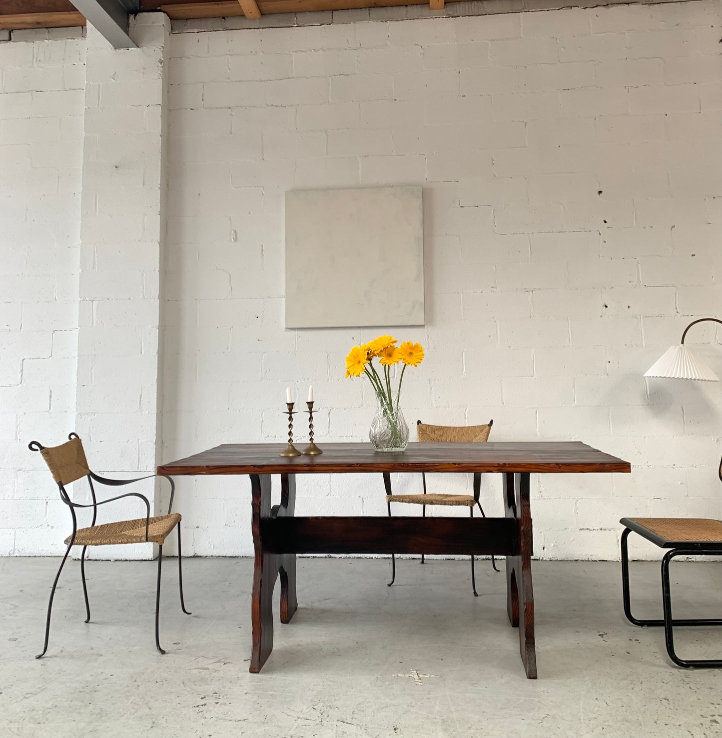 Hand Carved Spanish-Style Dining Table