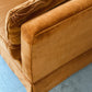Large Burnt Orange Velvet Lounge