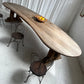 Custom Large Wooden Curved Table