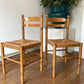 Woven Rush Dining Chairs
