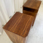 - Set of Two Vintage Wooden Bedside Tables