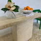 Travertine Console Hall Table