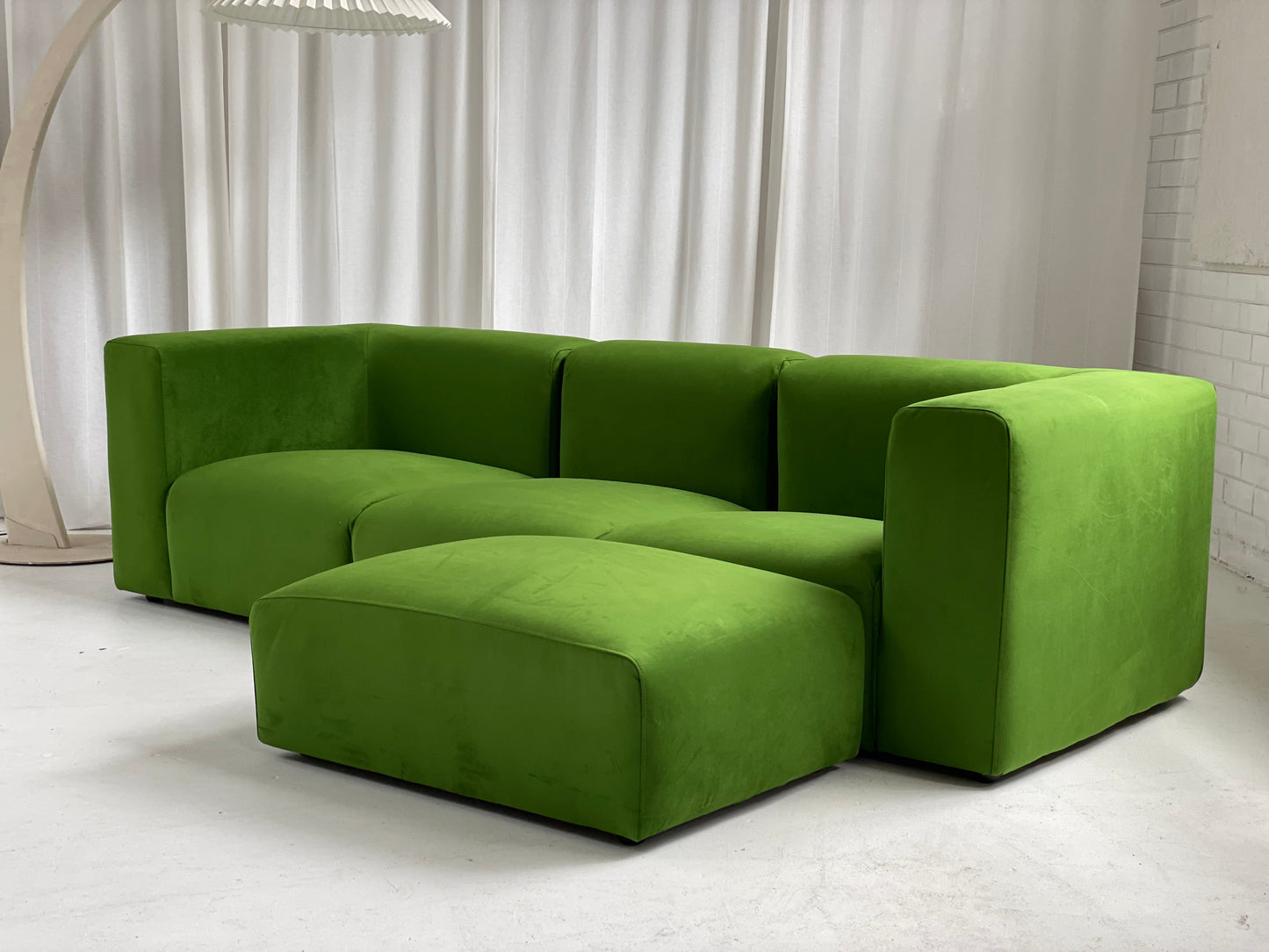 Mohair Velvet Modular Sofa