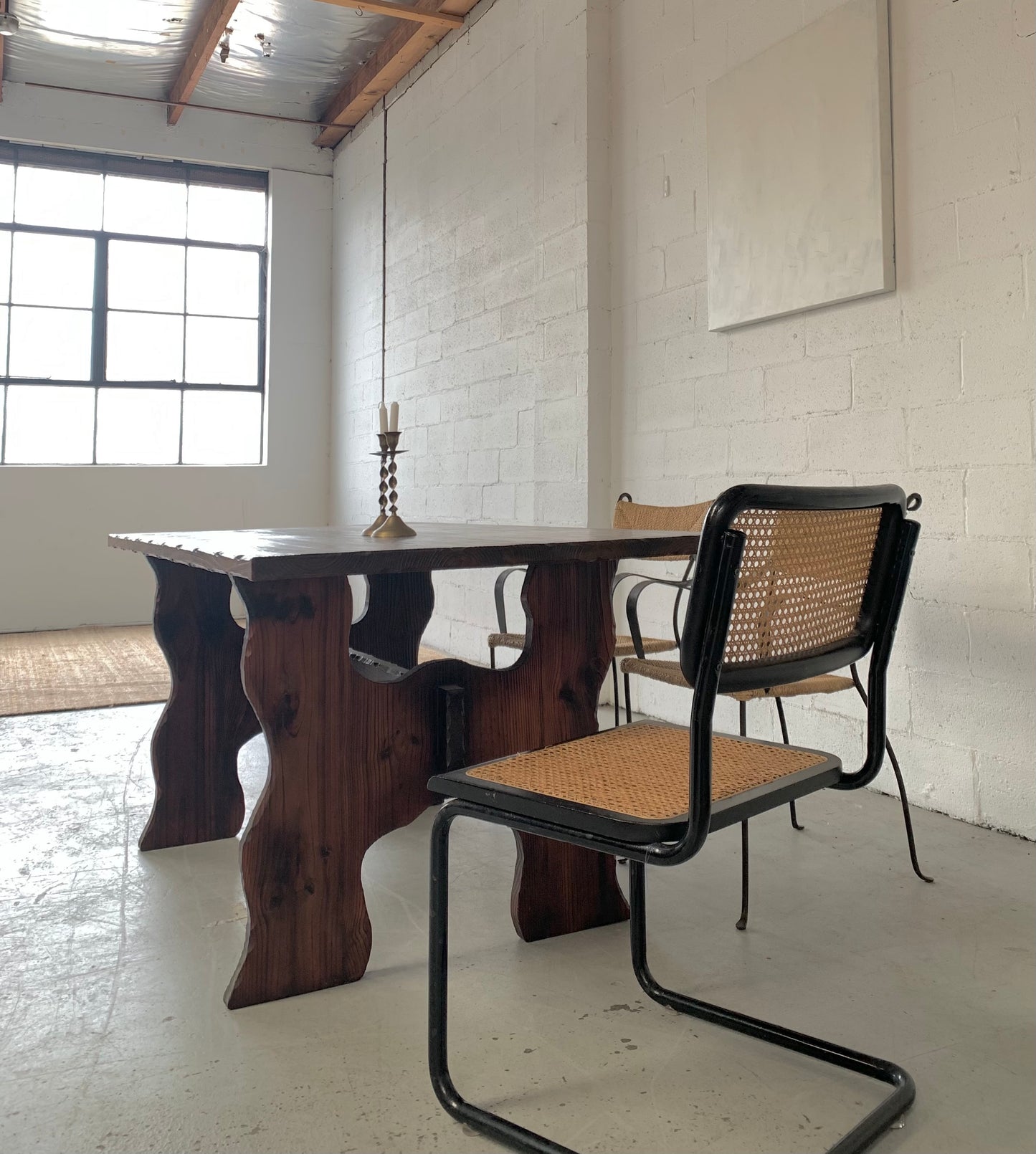 Hand Carved Spanish-Style Dining Table