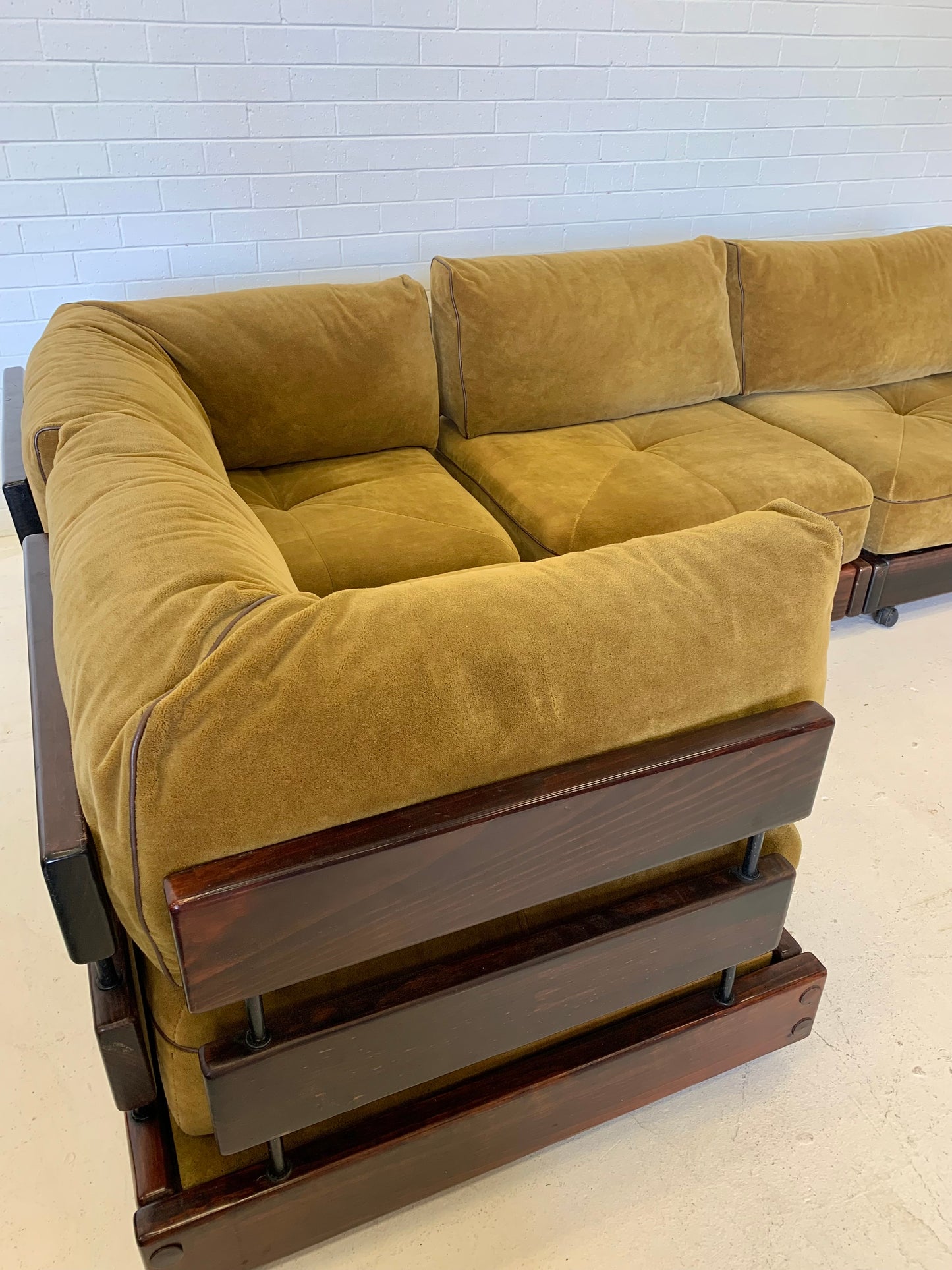 Vintage Post and Rail Modular Sofa