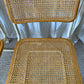 Set of 6 Cesca style rattan dining chairs