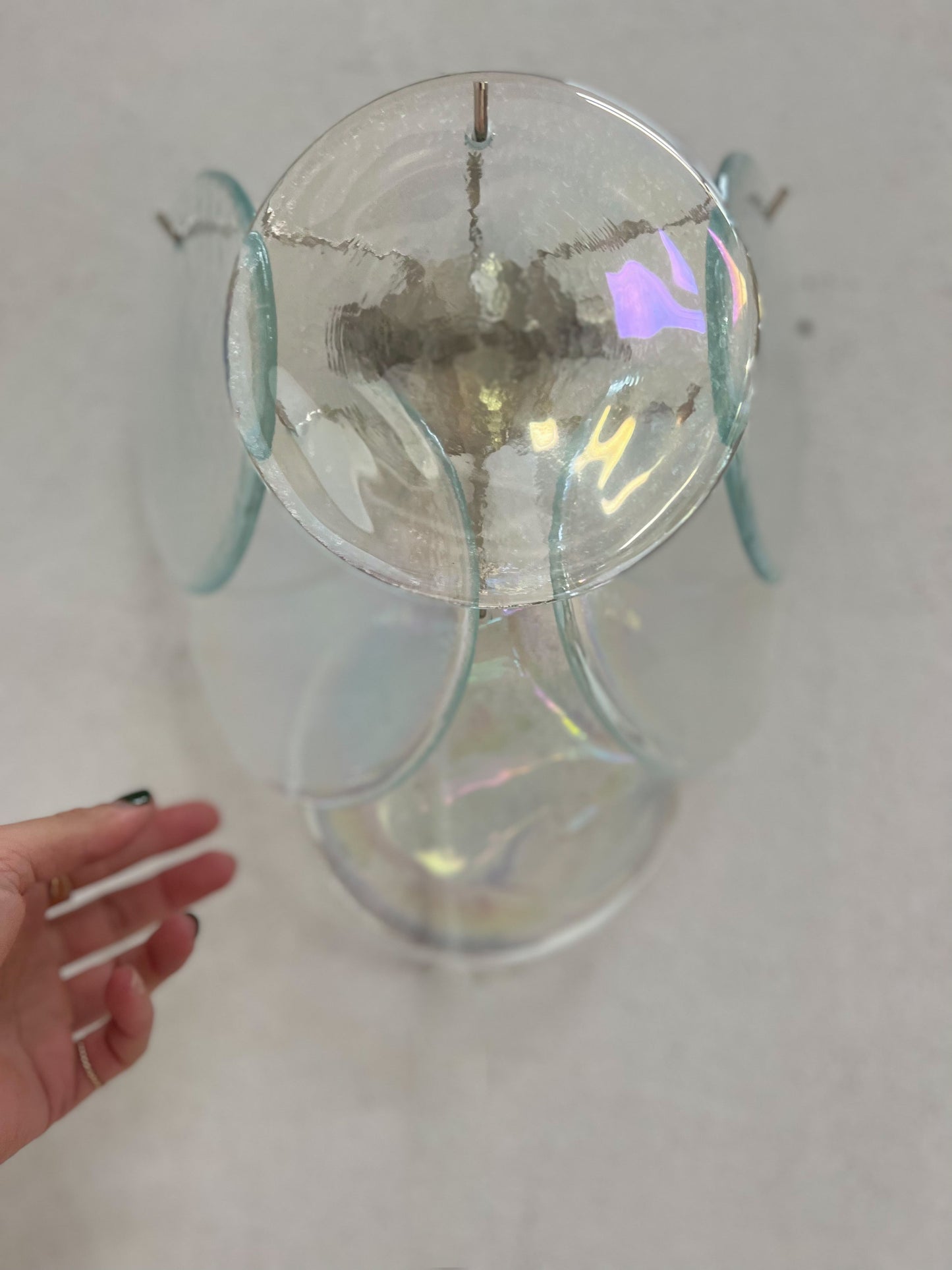 Murano Sconce - VISTOSTI IRIDESCENT- One Available