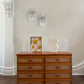Solid Timber Sideboard / Drawers With Rattan Inserts