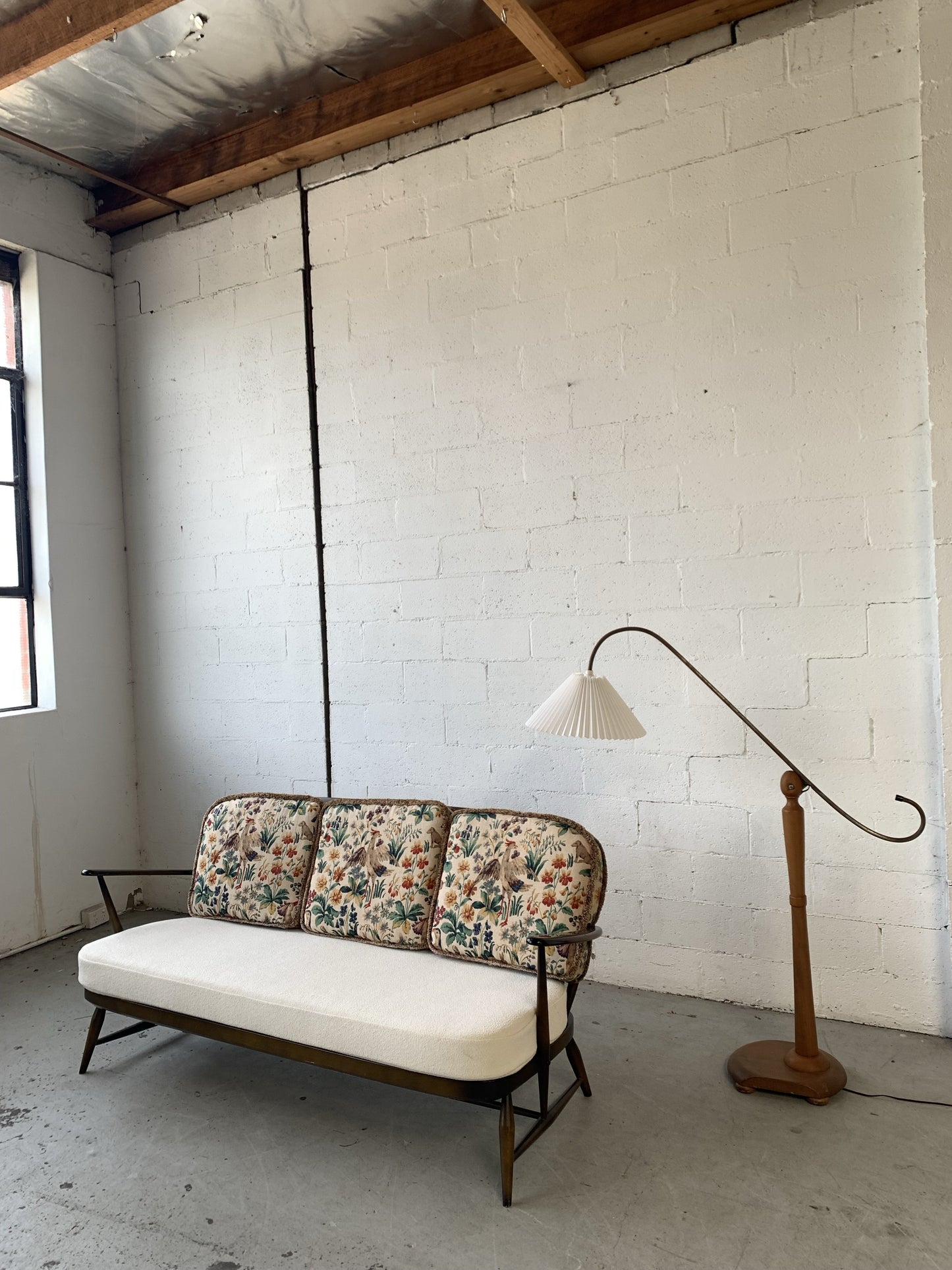 Boucle Sofa by Lucian Ercolani for Ercol (Includes Cushion Set)