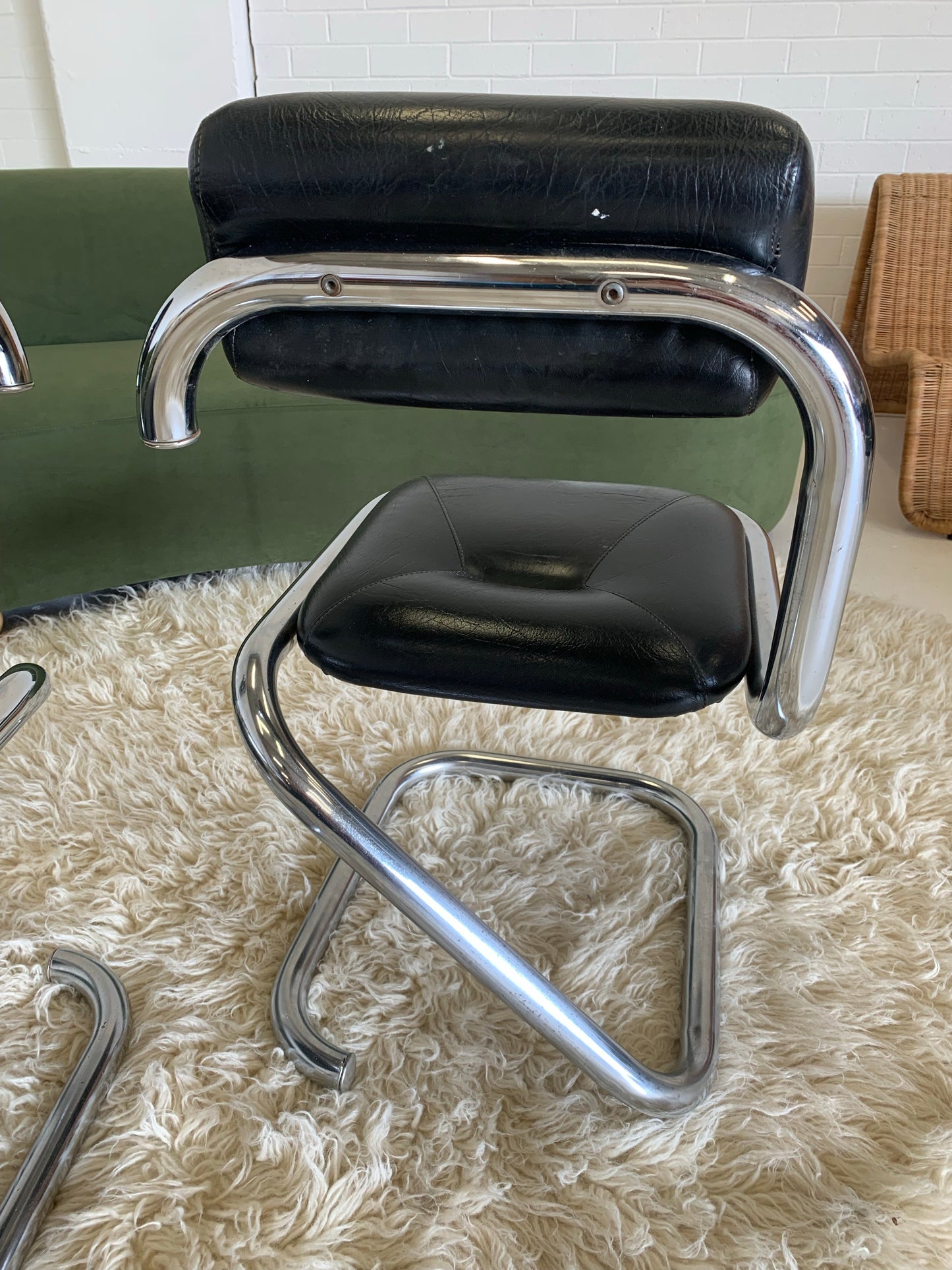 Vintage Chrome Tubular Chair by Tubemaster - 1 Available