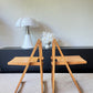 Italian Aldo Jacober “Trieste”folding chairs