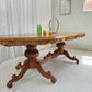 - Large Vintage Burl Carved Table