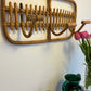 Vintage Italian Bamboo Wall Rack