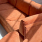 Rust Corduroy Vintage Modular Sofa