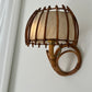 - 1960s French Bamboo Sconce by Louis Sognot