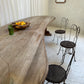 Custom Large Wooden Curved Table