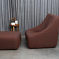 Featherston Numero Lounge Chair with Ottoman