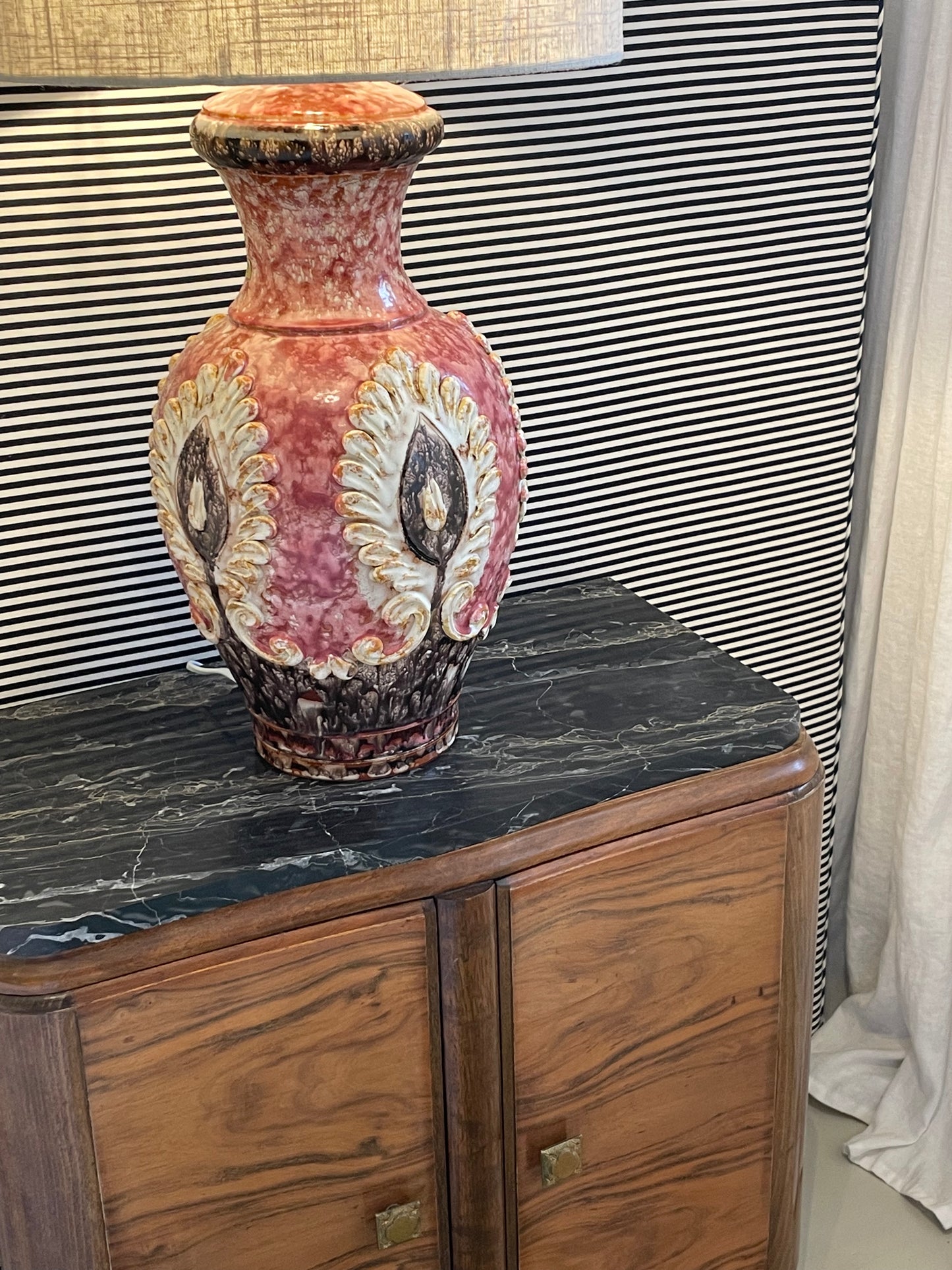 - Vintage Italian Handmade Statement Lamp - Three Available