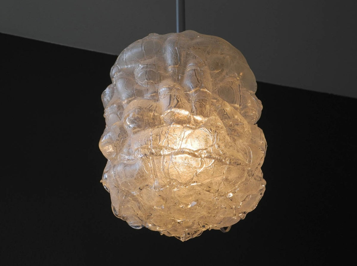 Mid Century Large Brutalist Doria Pendant