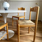 Vintage timber rush dining chairs