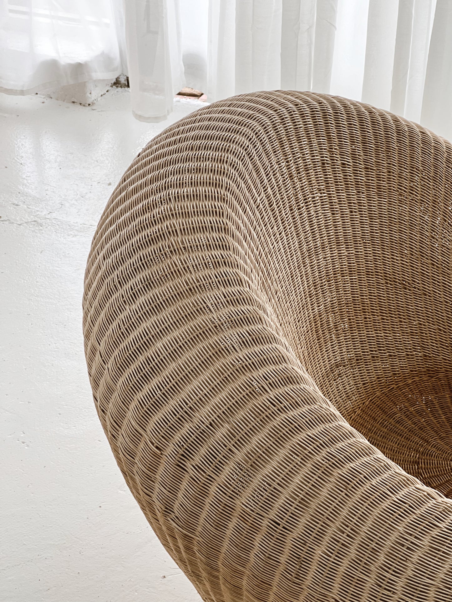 Cane Tub Chair - Two Available