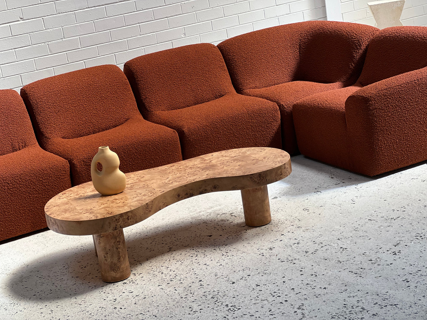 Bespoke Boucle Vintage Modular Sofa