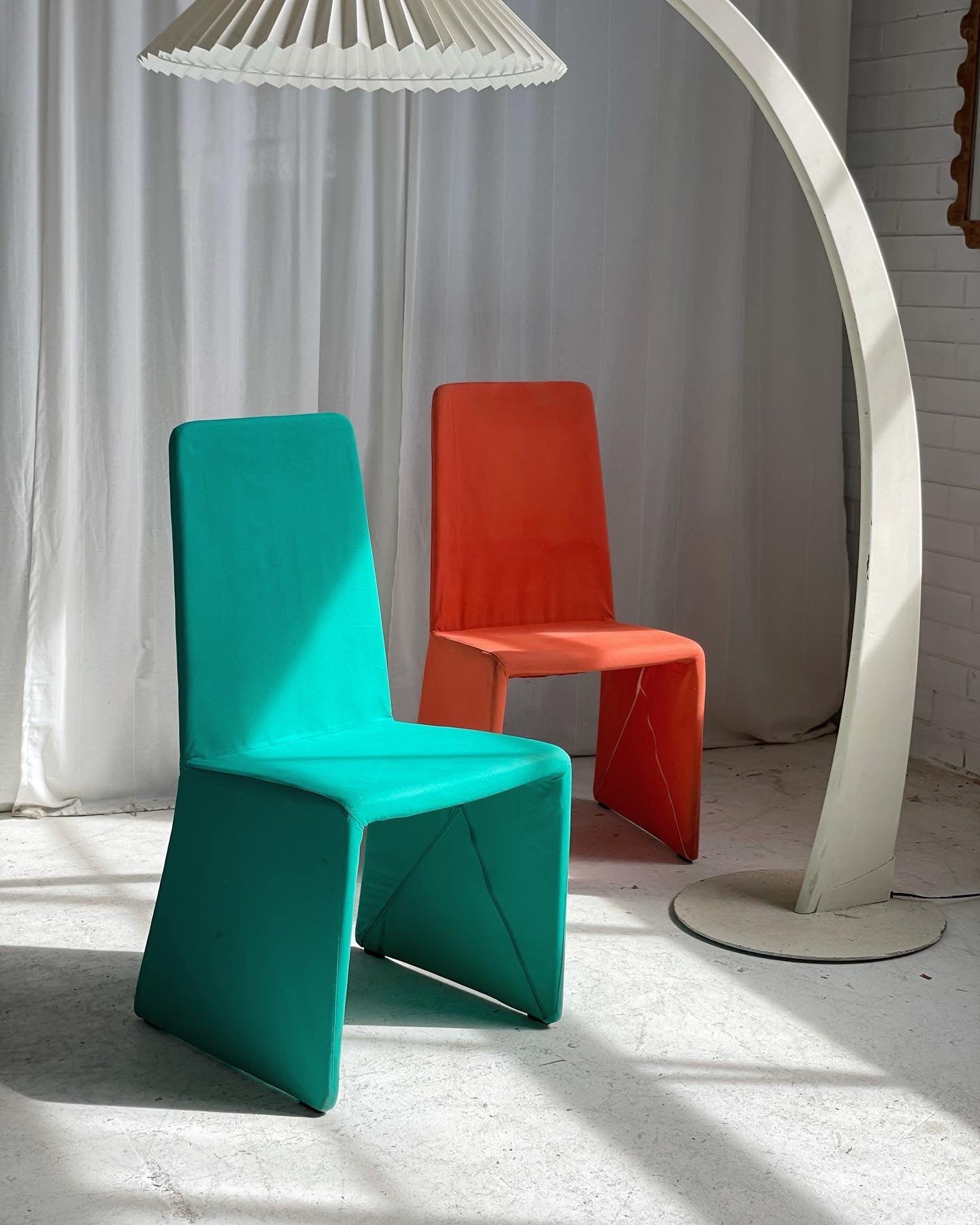 Italian Diamanté Chairs by Claudio Salocchi