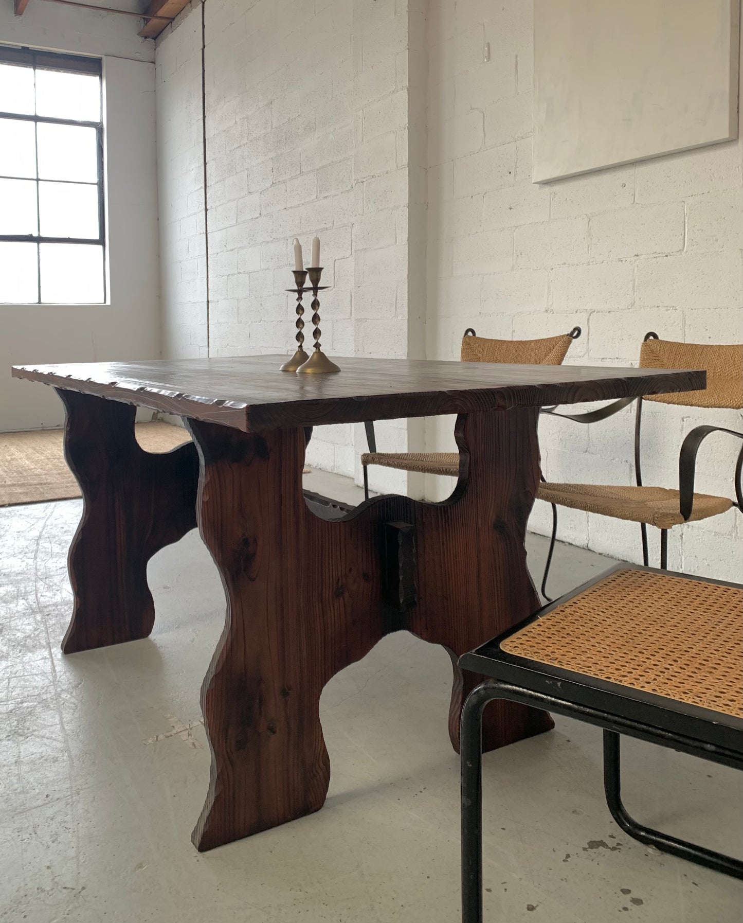 Hand Carved Spanish-Style Dining Table
