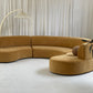 Bespoke Mustard Curvy Modular Sofa