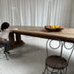 Custom Large Wooden Curved Table