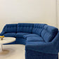Vintage Modular Curved Sofa by Parker