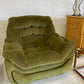 Vintage Green Velvet Armchairs