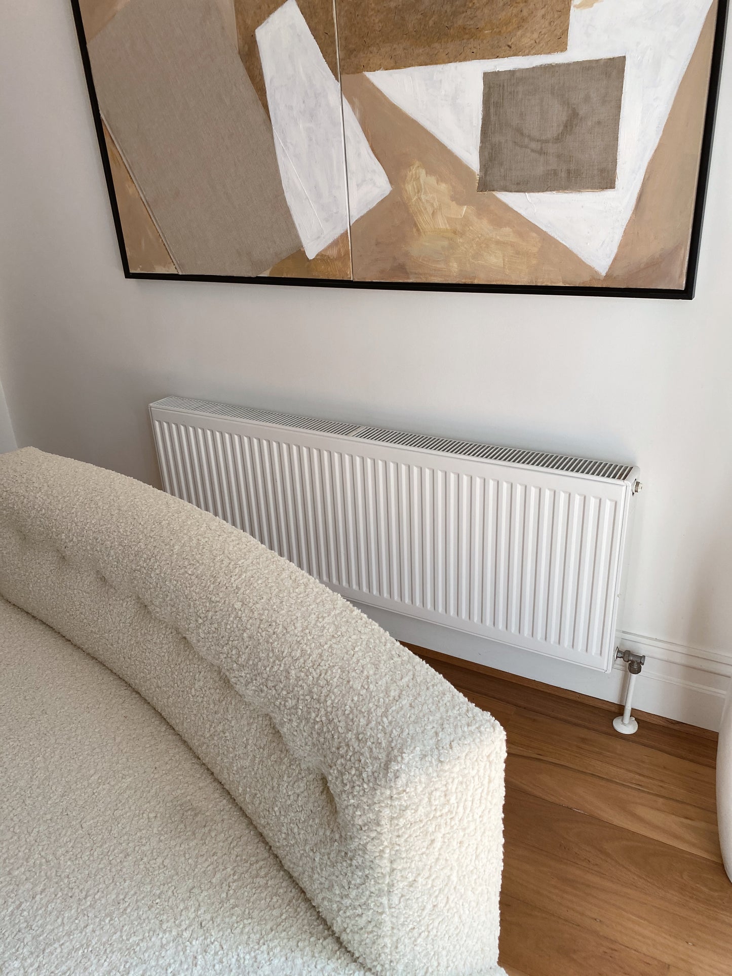 Custom Made Vintage Curved Sofa