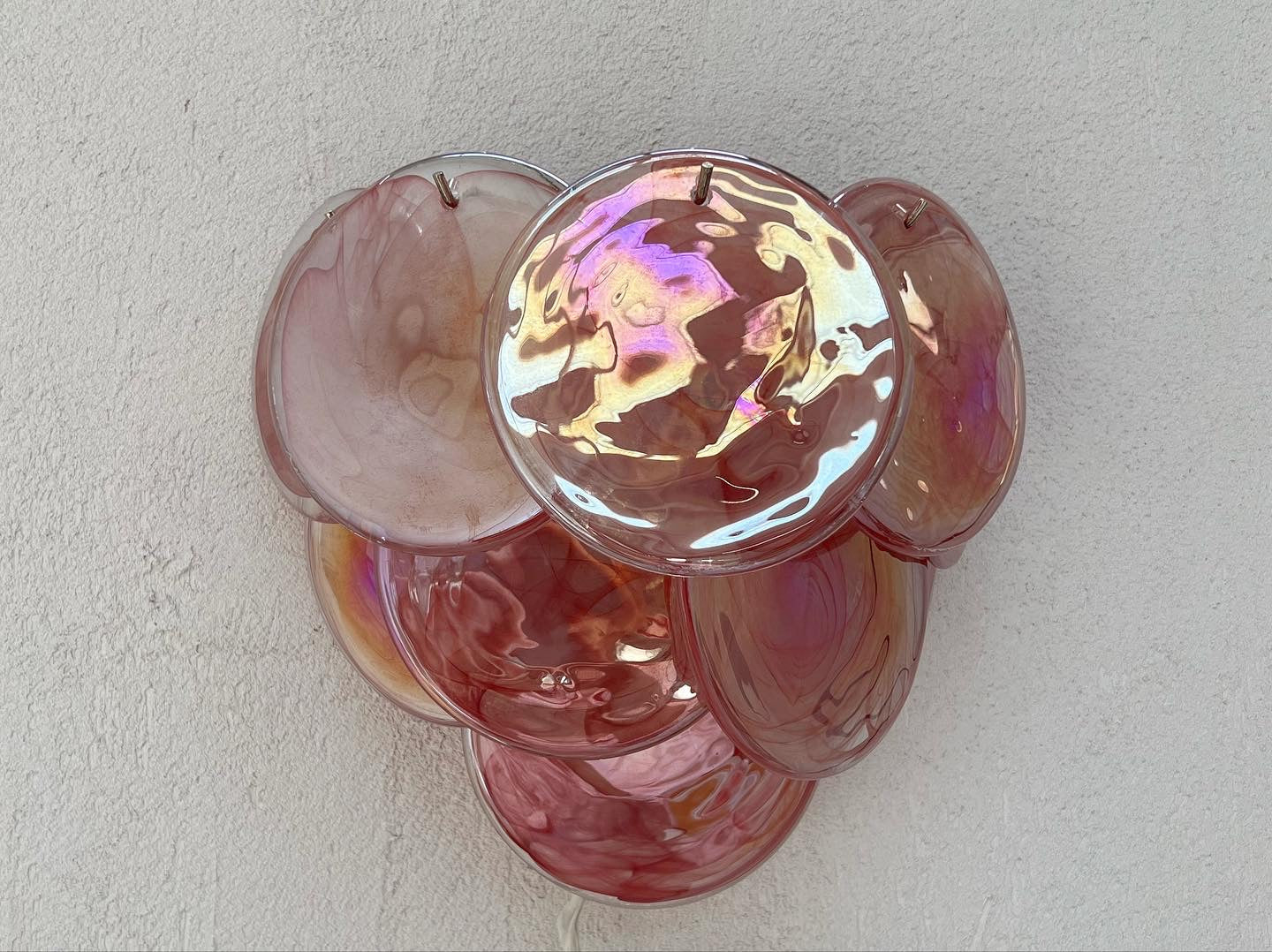 Murano Sconce - VISTOSTI PINK - One Available