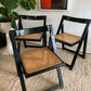 Original 1960’s Aldo Jacober and Pierangela d’Aniello “Trieste” Rattan Folding Chair