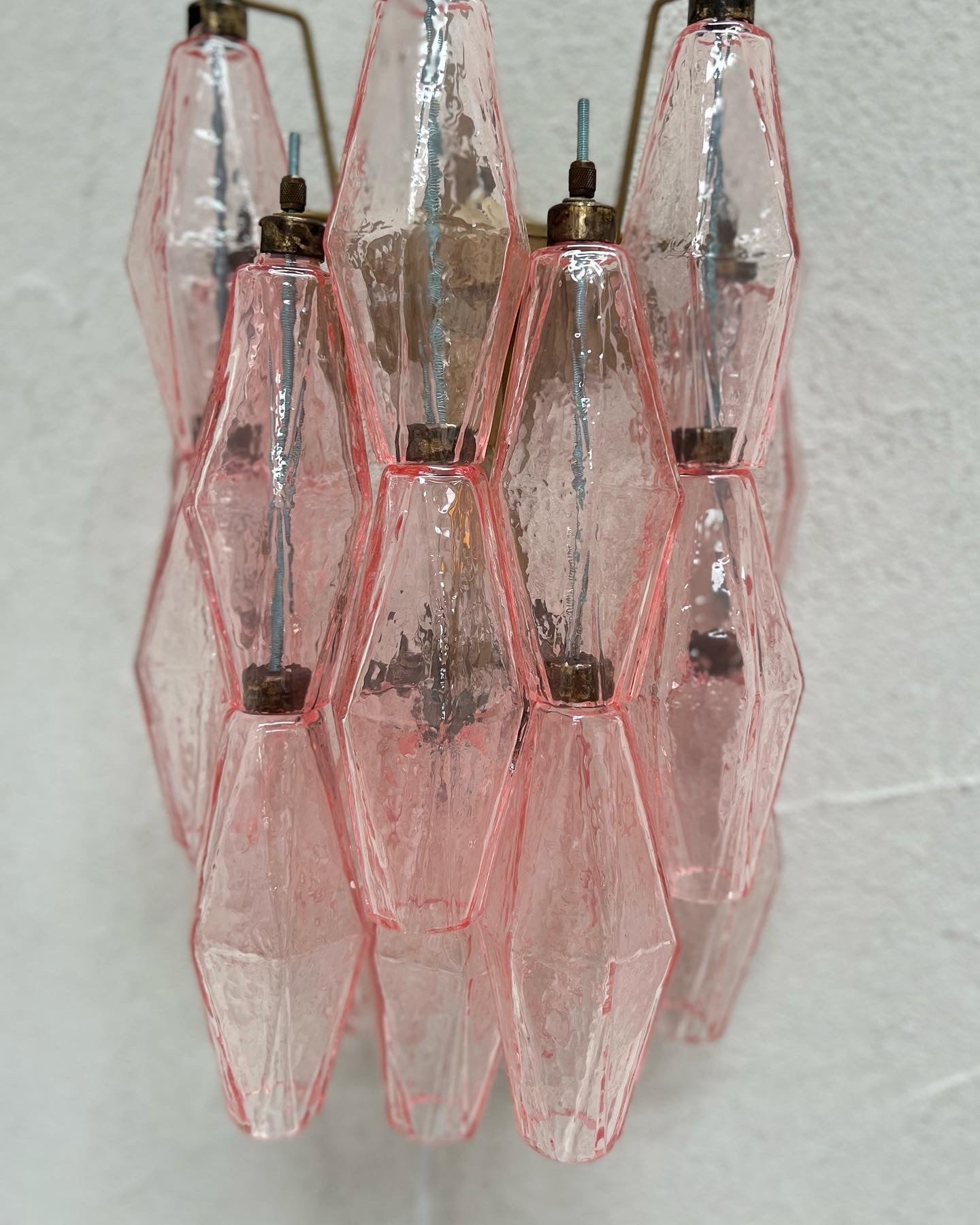 - Murano Poliedri Sconce PINK
