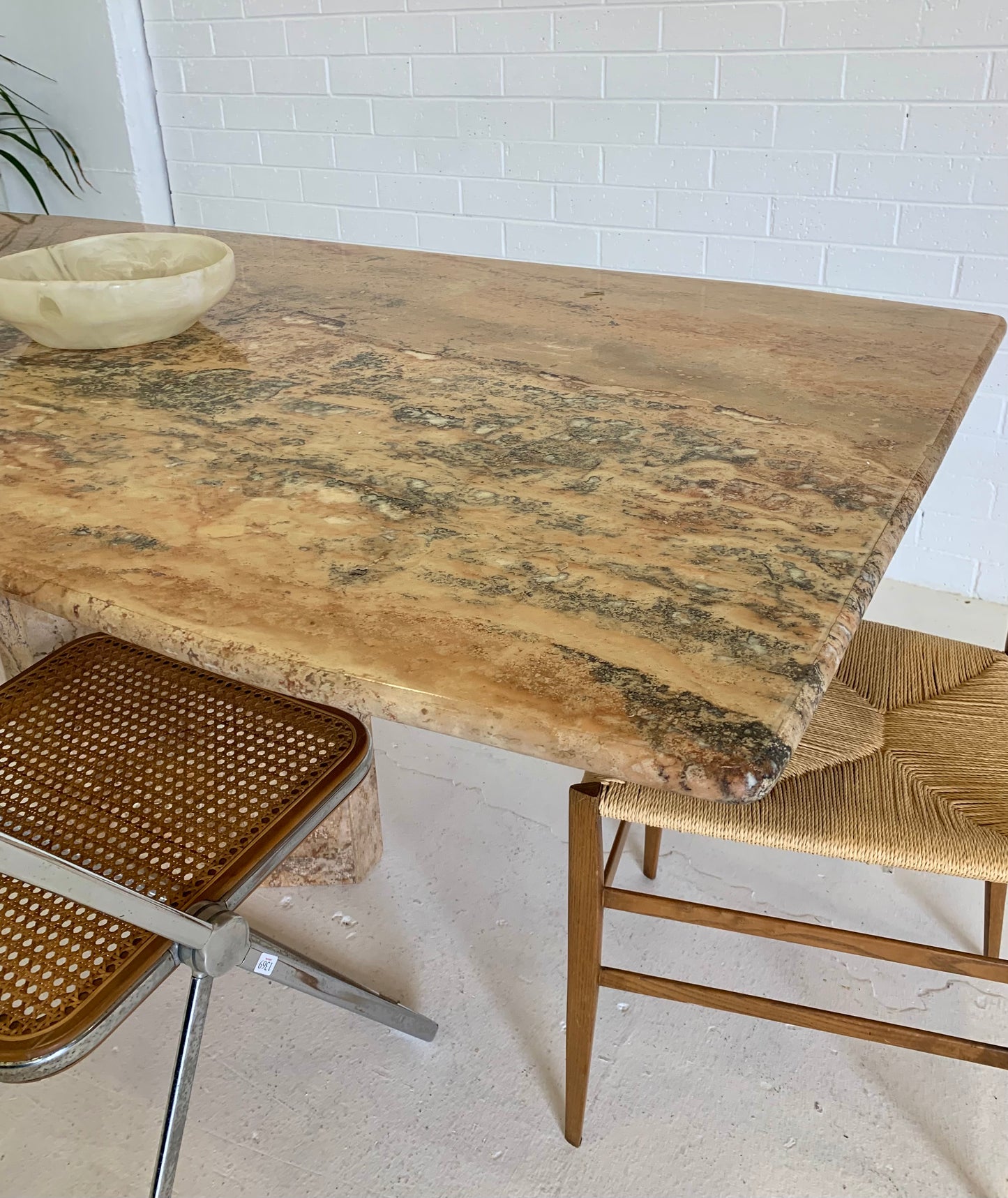 Vintage Marble Dining Table
