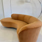 Stunning Curved Velvet Sofa