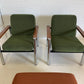 Vintage Teak and Chrome Sebel Armchairs