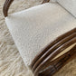 Classic Cane Pretzel Chair in Boucle - Two Available