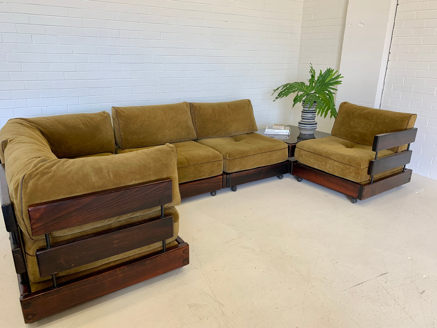 Vintage Post and Rail Modular Sofa