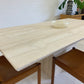Vintage Italian Honed Travertine Dining Table