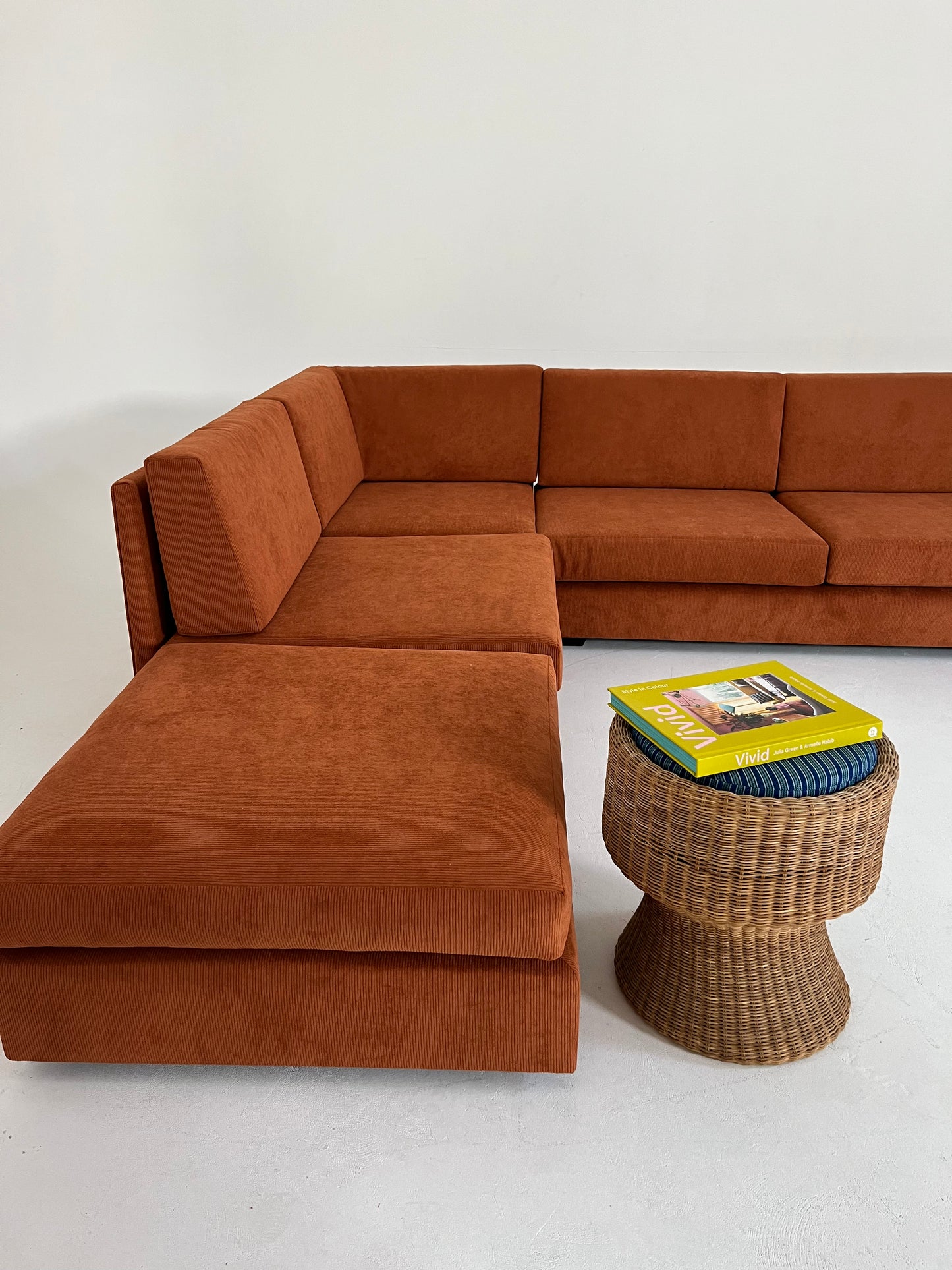 - Vintage Custom Modular Cord Sofa
