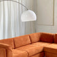 Rust Corduroy Vintage Modular Sofa