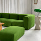Mohair Velvet Modular Sofa