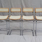 Set of Four Cesca Style Cane Bar Stools, made in Italy